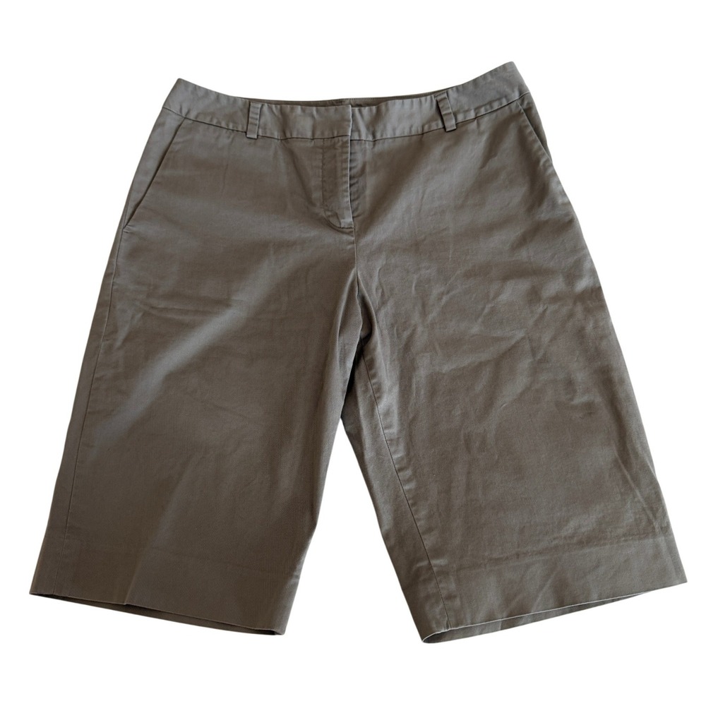 Pendleton Gray Chino Shorts Boys Size 4 Cotton Blend Knee Length